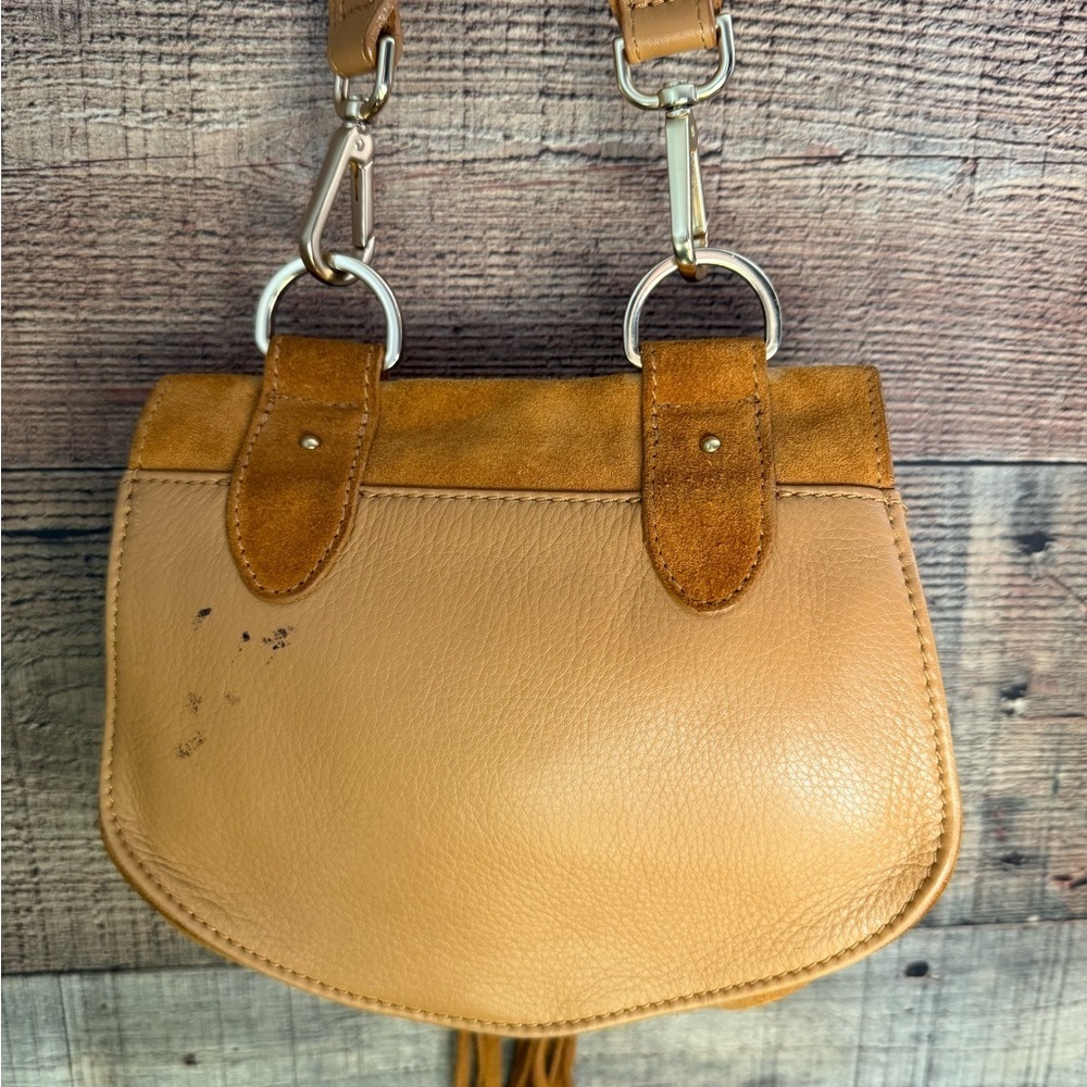 See By Chloé Collins Suede Crossbody Saddle Bag - Picture 8 of 15